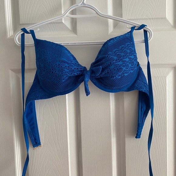 la vie en rose blue bikini top - Picture 1 of 2